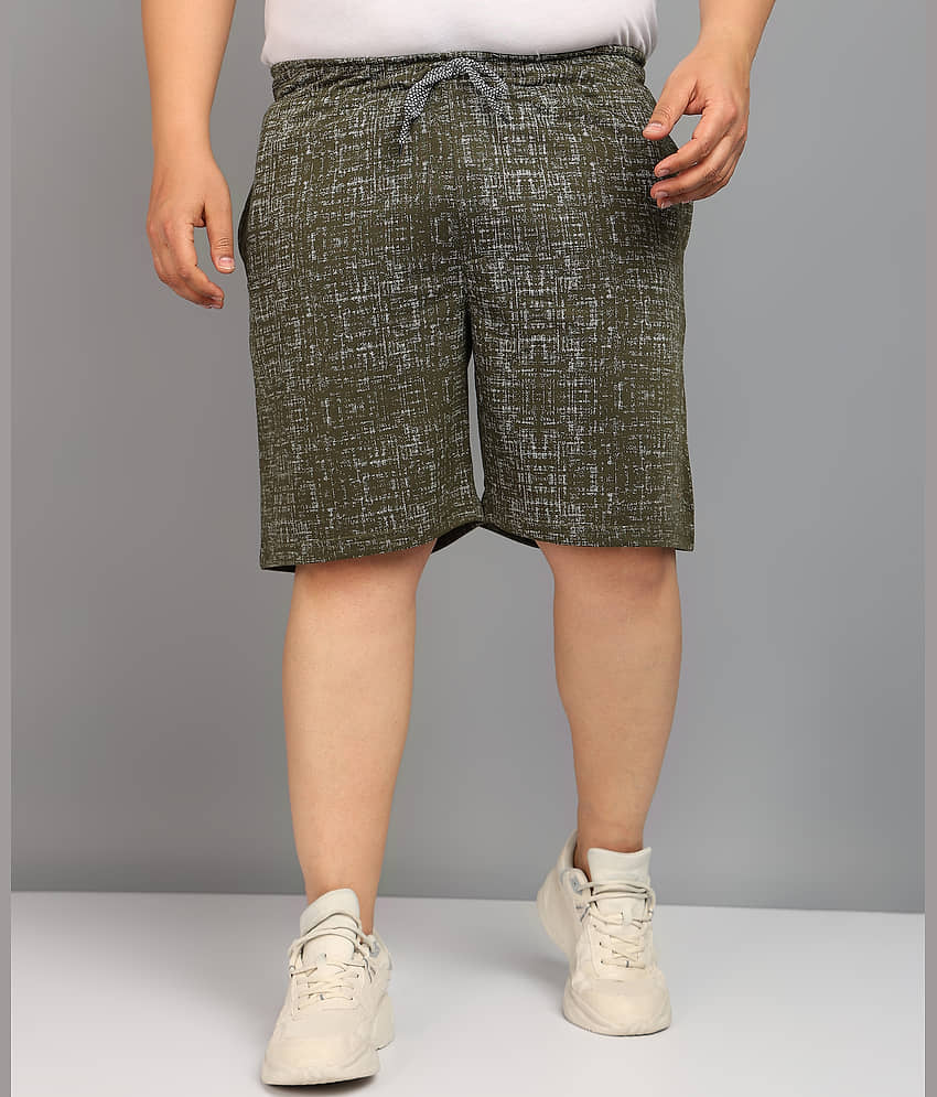 XFOX Navy Blue Blended Men's Shorts ( Pack of 1 )