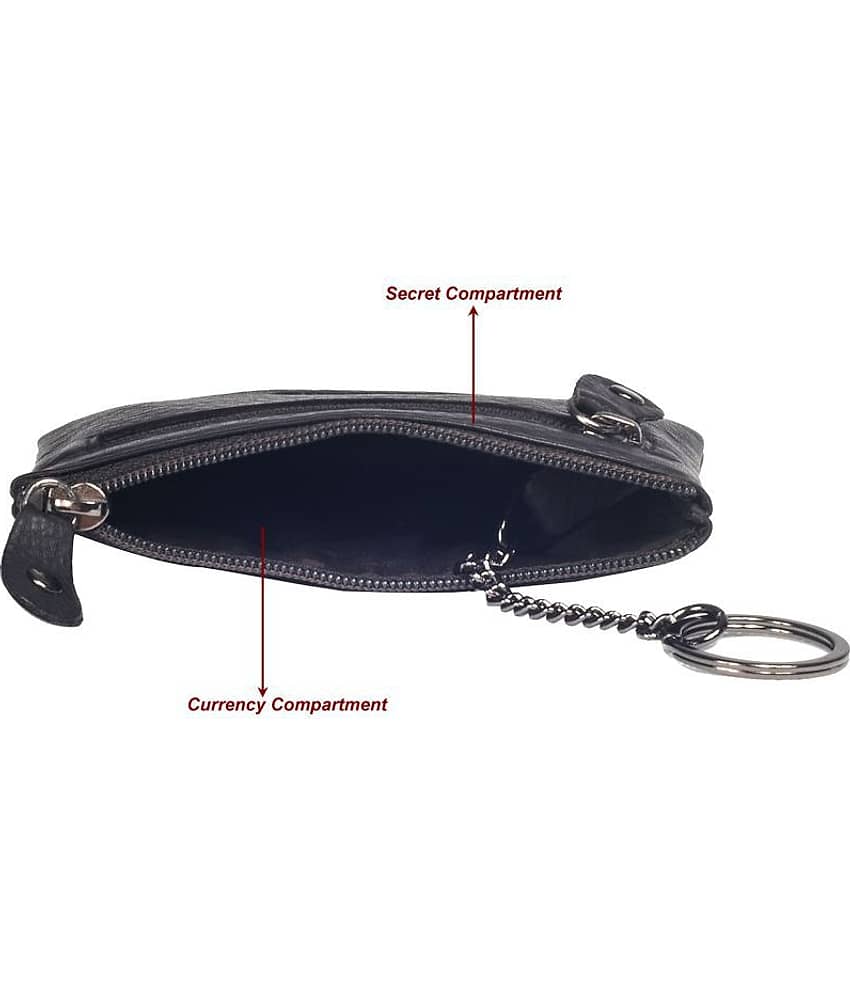 Calfnero Genuine Leather Key Case Coin Wallet