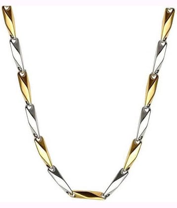 WTM Rhodium Plated Chain ( Set of 1 )