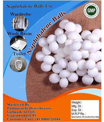 White Naphthalene Balls - Kapoor Goli - Moth Balls - 1 Kilo