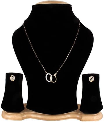 Sunhari Jewels Golden Mangalsutra Set ( Pack of 1 )