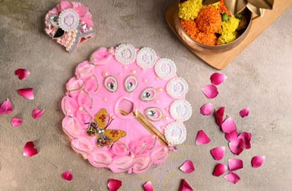 Laddu Gopal Dress (Pink Size 3) Laddu Gopal Dress (Pink Size 3)