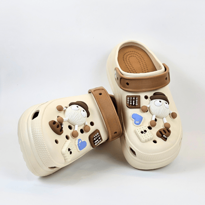 Brownie-Beige BOBO Clogs-37-38
