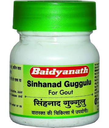 Baidyanath Sinhanad Guggulu Tablet 40 No.S Pack of 2