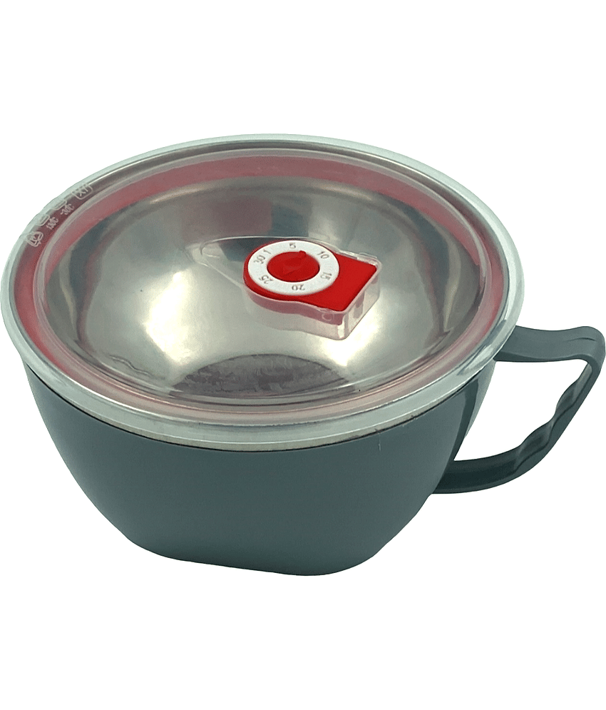 eBizMourGTPL - Insulated SS Soup Bowl Stainless Steel Soup Bowl 500 mL ( Set of 1 )
