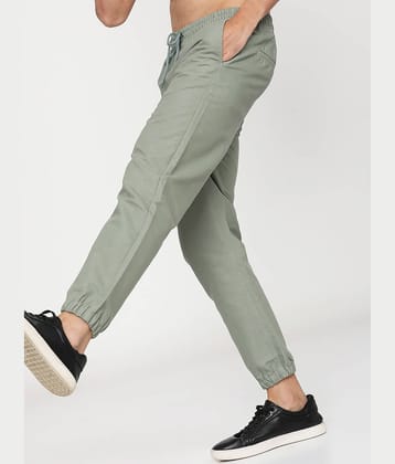 Ketch Regular Flat Men's Joggers - Grey ( Pack of 1 )