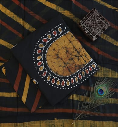 Handcrafted Cotton Batik Print 3-Piece Suit Set Handcrafted Cotton Batik Print 3-Piece Suit Set