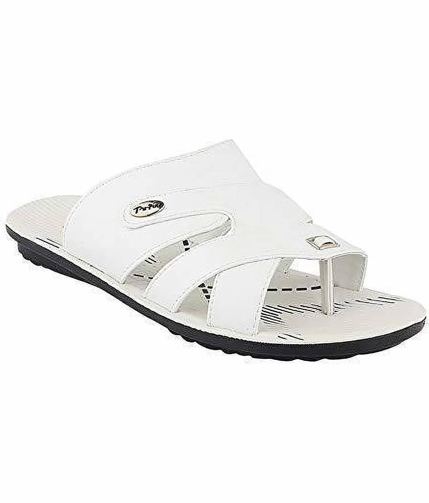 PUPINE - White Men's Sandals