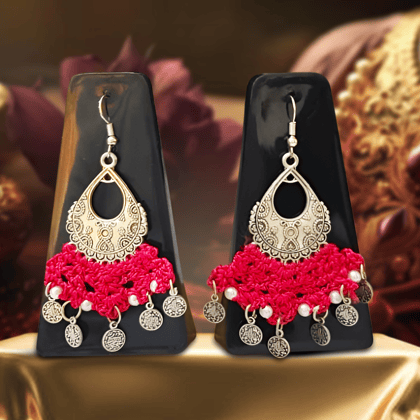 Aapan Kala Red Earring
