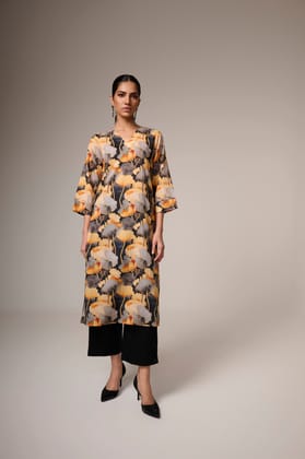 Samar Kurta Set-XS / Without Dupatta