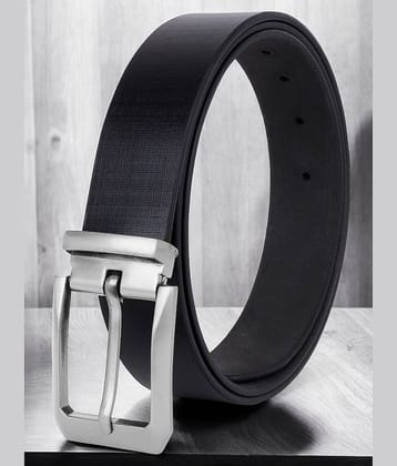 SUNSHOPPING - Black 100% Leather Men's Formal Belt ( Pack of 1 )