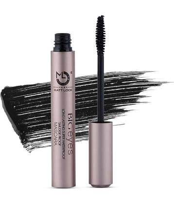 Mattlook BIG EYES Long Lasting Super Water & Smudge proof Mascara, Jet Black (9ml)