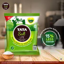 Tata Lite Sodium Curtailed Iodised Salt 1 KILOGRAM
