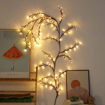 LEDs Branch Rattan String Lights Wedding Home Decor Garland Lamps Style