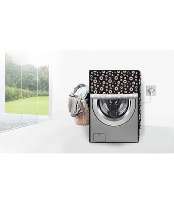 ENTICE Front Load Washing Machine Cover Compatiable For 10 kg - Black