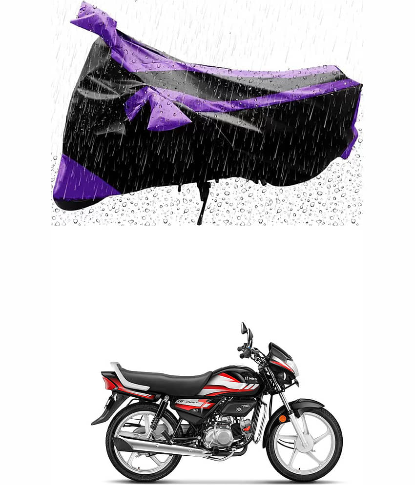 JVG Bike Body Cover for Hero HF Deluxe ( Pack of 1 ) , Purple