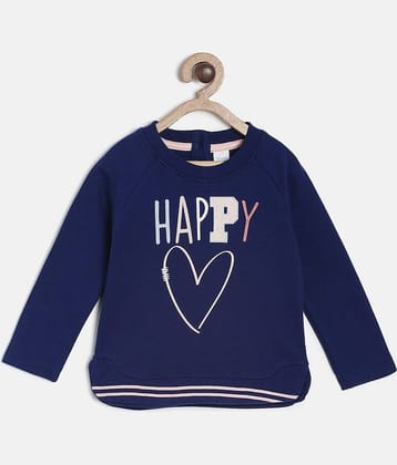 MINIKLUB Baby Girl Navy Sweatshirt Pack Of 1
