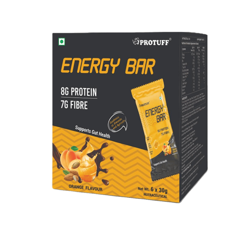 Vegan Bar - Orange (Box of 6 bars X 30g Each)