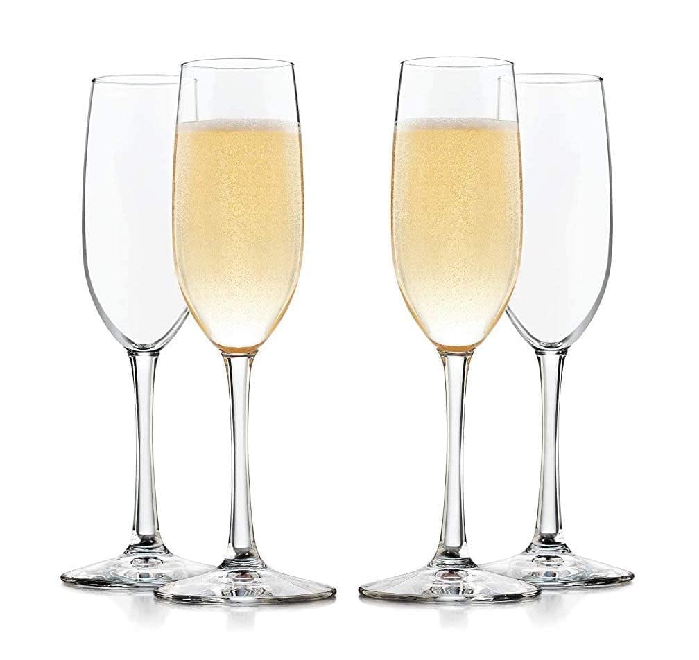 Long Chanp Flut Wine Glass,240 Ml, Set of 2 Red or White Mug,Elegant Bar Glassware for Champagne, Beer, Juice, Cocktails, Stylish and Unique Brandy Glass for Home, Office, Casino Party
