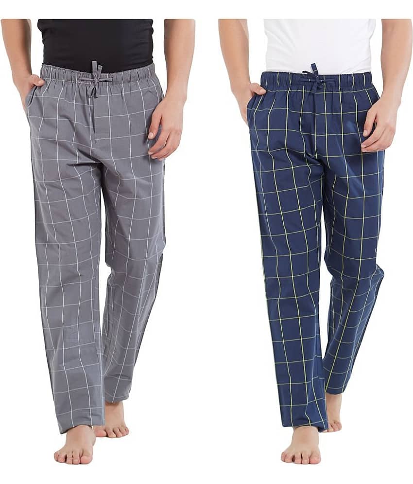 XYXX Pack of 2 Pyjama For Men's ( Multi )