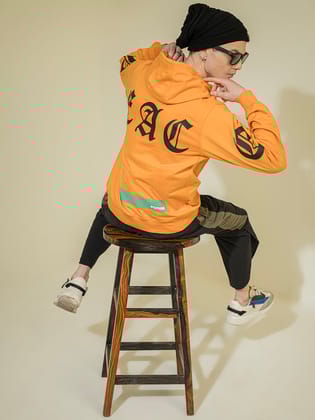 Punk STOP-WAR Orange Sweatshirt-S / Orange / STOP-WAR