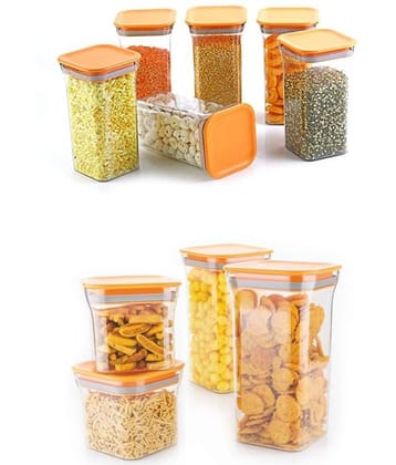 Analog Kitchenware Dal, Pasta, Grocery Plastic Food Container Set of 10 1100 mL