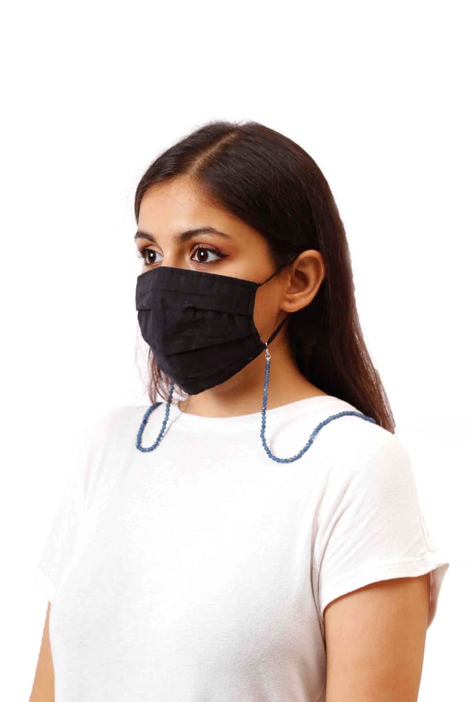 Semi Precious Beaded Mask Chain (Unisex)
