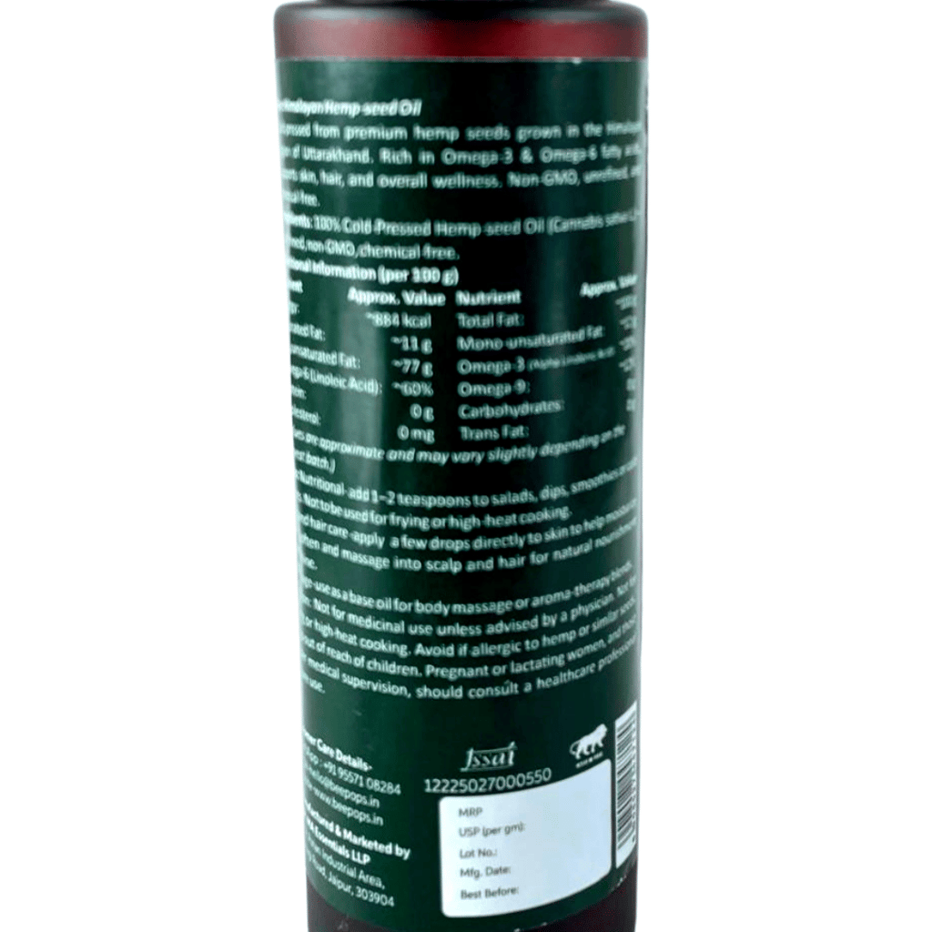 Pure Himalayan Hempseed Oil 30ml