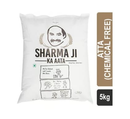 Sharma Ji Ka Aata - Chemical Free Atta 5 Kg