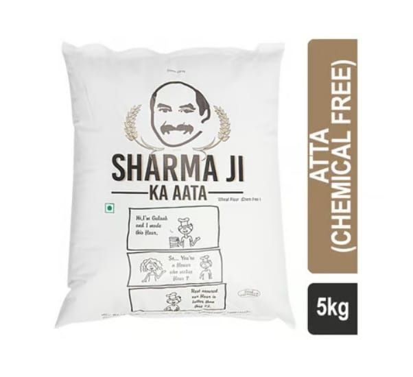 Sharma Ji Ka Aata - Chemical Free Atta 5 Kg