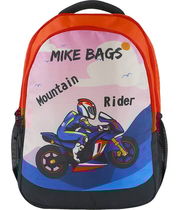 SmilyKiddos 30 Ltrs Red Polyester College Bag