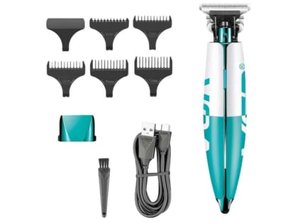 VGR V-958 Trimmer 180 min Runtime 5 Length Settings (Blue, White)