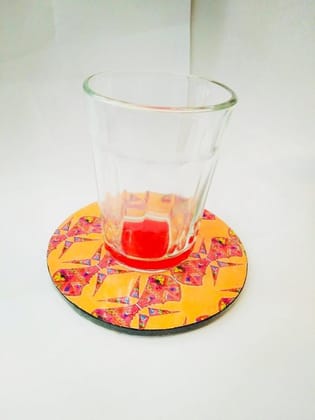 ALIEN ROUND COASTERS IN BRIGHT COLORS