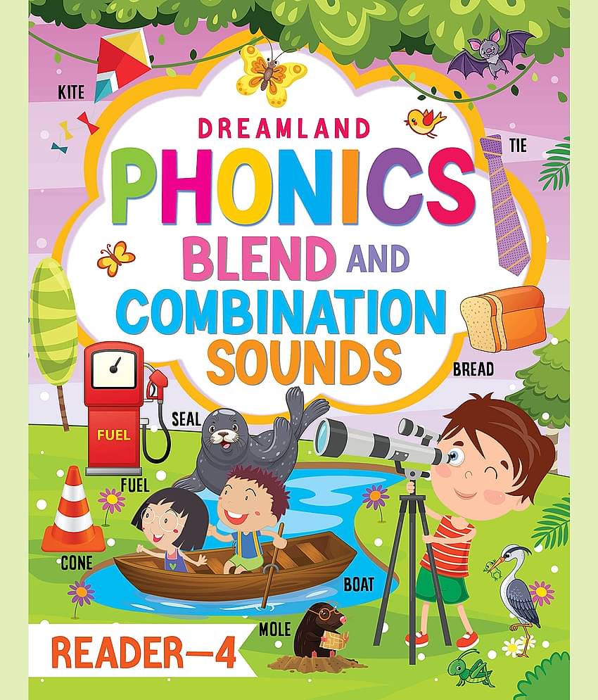 Phonics Reader - 4 (Blends and Combination Sounds) Age 7+ - Early Learning Book