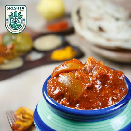 Sreshta Farms Andhra Lemon Pickle Zesty & Spicy Home Taste Sreshta Farms Andhra Lemon Pickle Zesty & Spicy Home Taste