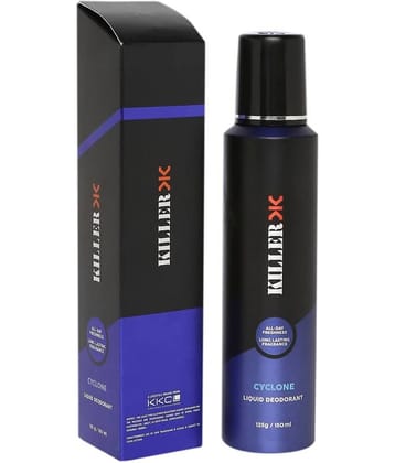 Killer Cyclone No Gas Liquid Body Spray Deodorant Spray for Men 150 ml ( Pack of 1 )