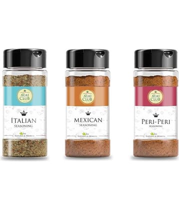 Agri Club Italian Seasoning 30g, Mexican Seasoning 40g, Peri- Peri Seasoning 40g, (Pack of 3)