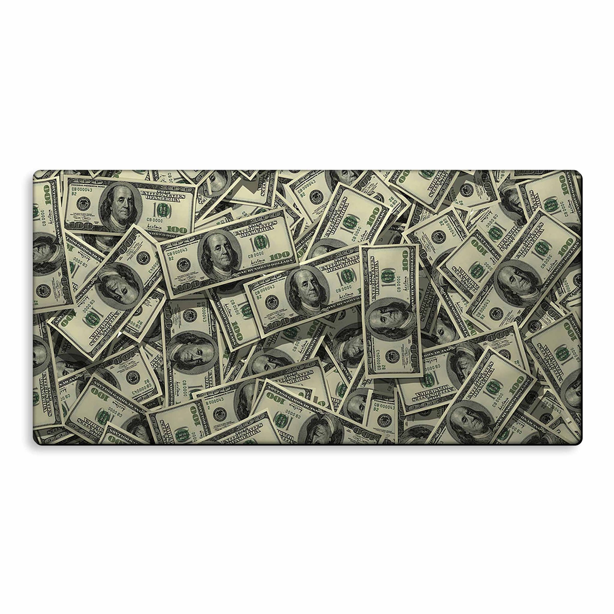 Wrapcart Money Tech Mat | Extra Large Desk Mat & Gaming Mousepad, 11 x 22 Inches