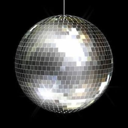 Mirror Disco Ball - Silver 16"