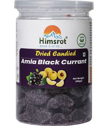 Natural Amla Black Currant Candy | Dried Black Currant Rich in Vitamin C- 200g Black Currant, Amla Toffee  (200 g)