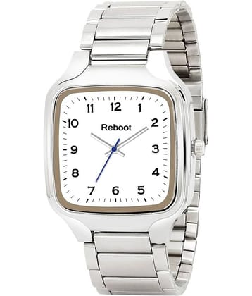 Reboot Silver Stainless Steel Analog Men's Watch