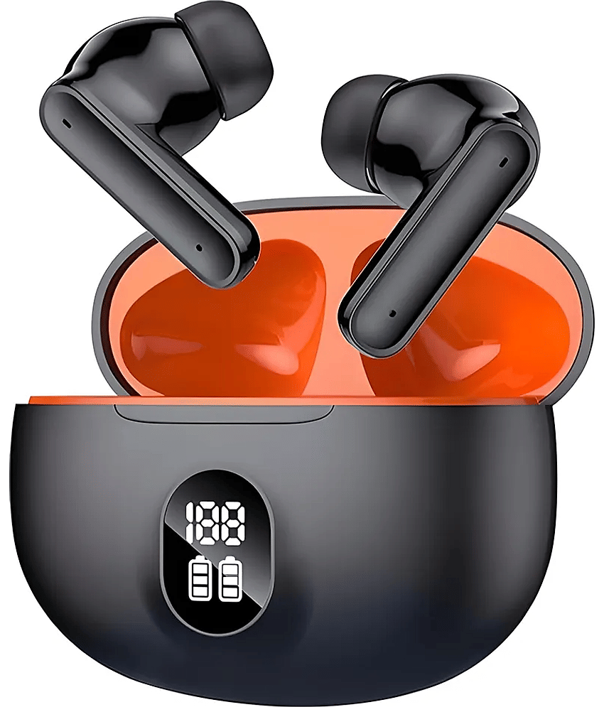 COREGENIX YOYO PODS Bluetooth True Wireless (TWS) In Ear 30 Hours Playback Low Latency,Powerfull bass IPX5(Splash & Sweat Proof) Black