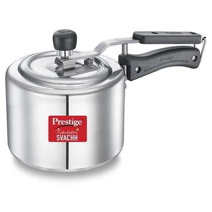 Prestige Nakshatra Plus Svachh Aluminium Spillage Control Pressure Cooker 2 L (Silver) Prestige Nakshatra Plus Svachh Aluminium Spillage Control Pressure Cooker 2 L (Silver)