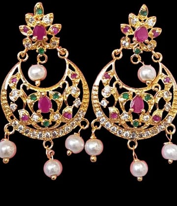 Elegant Gold Chandballis Earrings