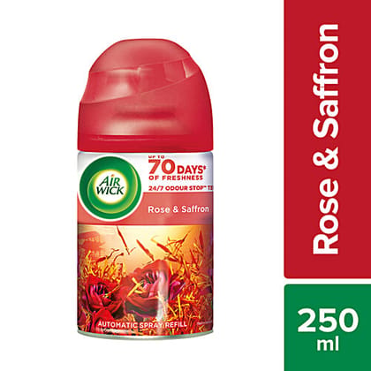 Airwick Freshmatic Automatic Air Freshener Spray Refill, Rose & Saffron, 250 ml Airwick Freshmatic Automatic Air Freshener Spray Refill, Rose & Saffron, 250 ml