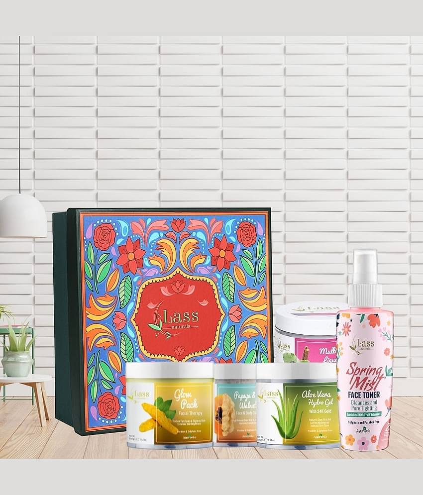 Lass Naturals - Natural Glow Facial Kit For All Skin Type ( Pack of 2 )