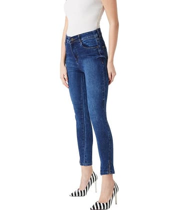 Miss Chase -  Navy Blue Denim Women's Jeans ( Pack of 1 )