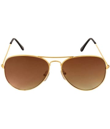 Kanny Devis - Gold Pilot Sunglasses ( Pack of 1 )