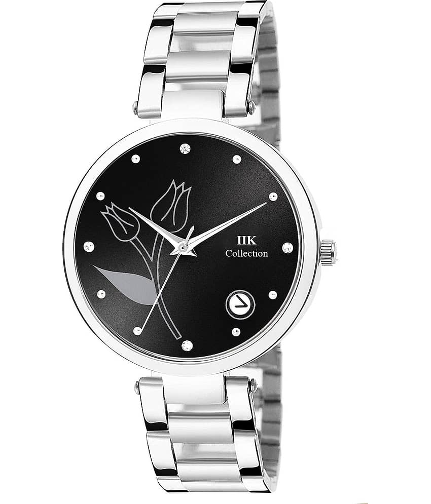 IIK COLLECTION Stainless Steel Round Womens Watch
