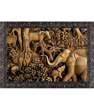 Indianara Animal Painting With Frame